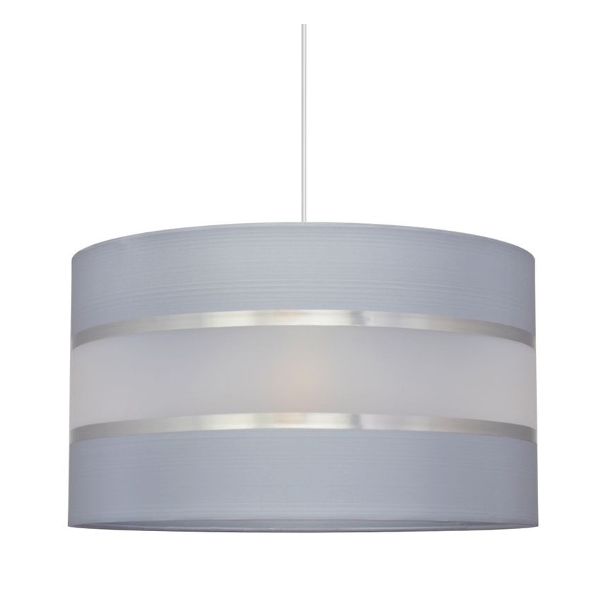 Chandelier on a string HELEN 1xE27/15W/230V d. 35 cm grey/silver