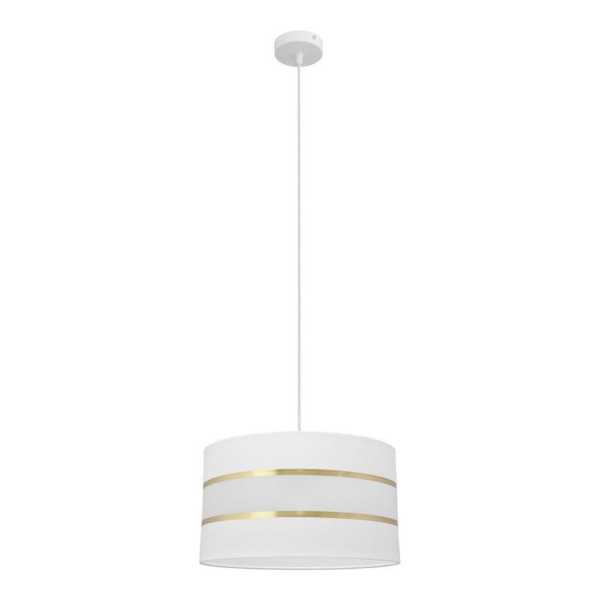 Chandelier on a string HELEN 1xE27/15W/230V d. 35 cm white/golden