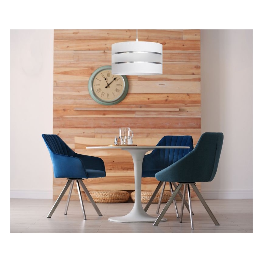 Chandelier on a string HELEN 1xE27/15W/230V d. 35 cm white