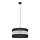 Chandelier on a string HELEN 1xE27/15W/230V d. 40 cm black/silver