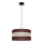 Chandelier on a string HELEN 1xE27/15W/230V d. 40 cm brown/black/golden