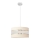Chandelier on a string HELEN 1xE27/15W/230V d. 40 cm cream/golden