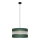 Chandelier on a string HELEN 1xE27/15W/230V d. 40 cm green/gold