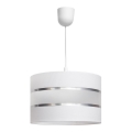Chandelier on a string HELEN 1xE27/15W/230V white
