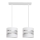 Chandelier on a string HELEN 2xE27/15W/230V white