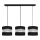 Chandelier on a string HELEN 3xE27/15W/230V black