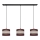 Chandelier on a string HELEN 3xE27/15W/230V brown/black/golden
