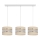 Chandelier on a string HELEN 3xE27/15W/230V creamy