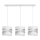 Chandelier on a string HELEN 3xE27/15W/230V white