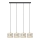 Chandelier on a string HELEN 4xE27/15W/230V cream/black/golden