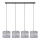 Chandelier on a string HELEN 4xE27/15W/230V grey/black