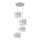 Chandelier on a string HELEN 4xE27/15W/230V white/golden