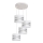 Chandelier on a string HELEN 4xE27/15W/230V white