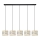 Chandelier on a string HELEN 5xE27/15W/230V cream/black/golden