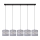 Chandelier on a string HELEN 5xE27/15W/230V grey/black