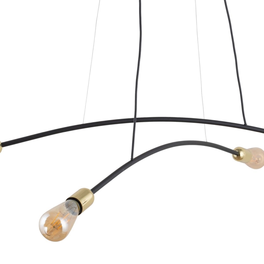 Chandelier on a string HELIX 4xE27/15W/230V