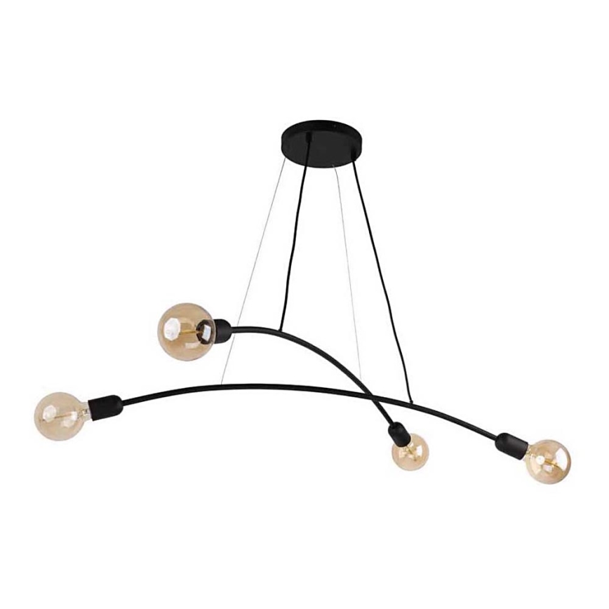 Chandelier on a string HELIX 4xE27/60W/230V