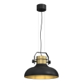 Chandelier on a string HELSING 1xE27/60W/230V golden