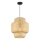 Chandelier on a string HESTIA 1xE27/60W/230V d. 30 cm bamboo