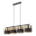 Chandelier on a string HILTON 4xE27/15W/230V brass/black