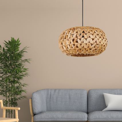 Chandelier on a string HOSHI 1xE27/20W/230V d. 38 cm hemp