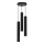 Chandelier on a string HUDSON 3xGU10/8W/230V black