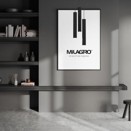 Chandelier on a string HUDSON 3xGU10/8W/230V black