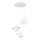 Chandelier on a string HYPERION 3xG9/8W/230V white