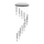 Chandelier on a string ICE 12xLED/1W/230V