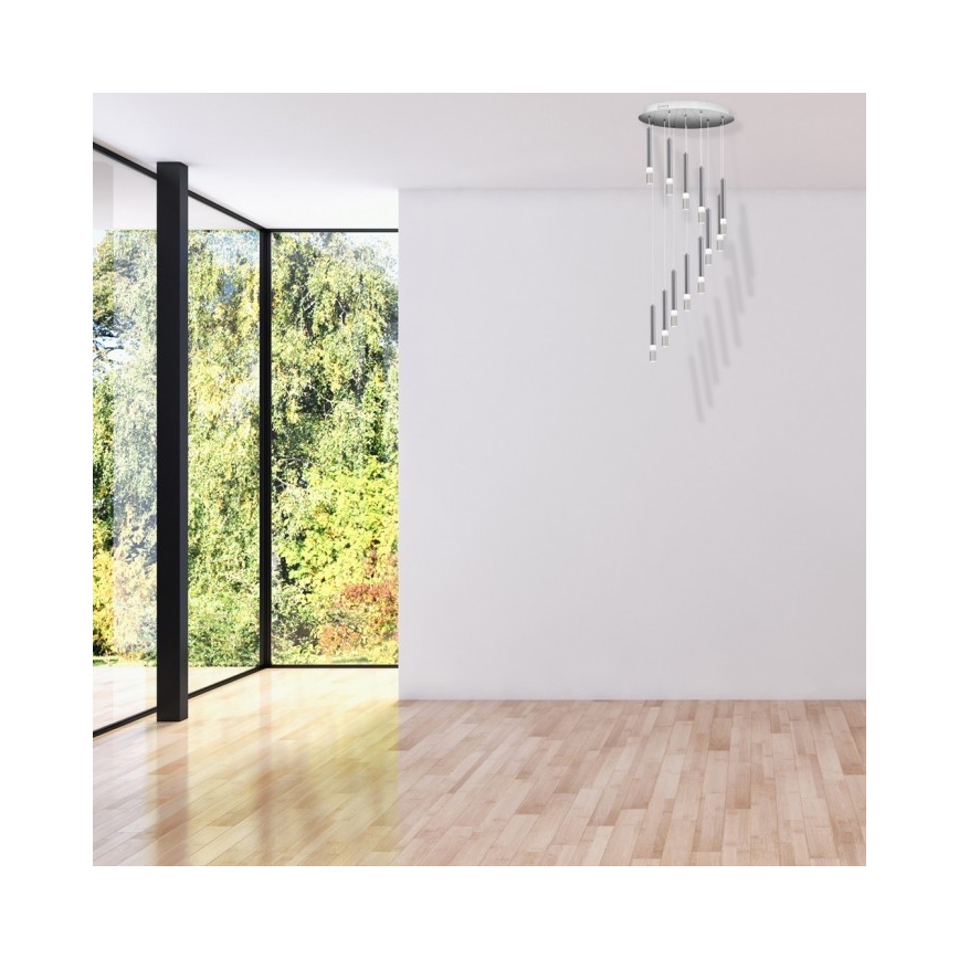 Chandelier on a string ICE 12xLED/1W/230V