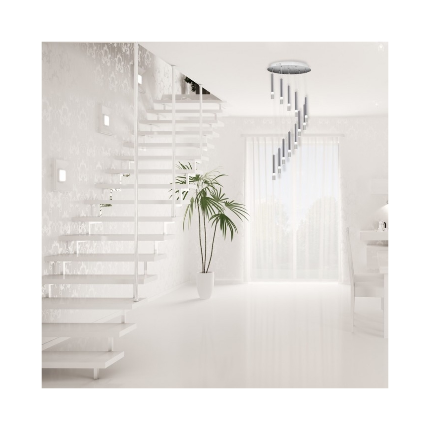 Chandelier on a string ICE 12xLED/1W/230V