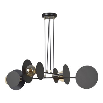 Chandelier on a string IDEA 4xE27/15W/230V black