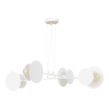 Chandelier on a string IDEA 4xE27/15W/230V white