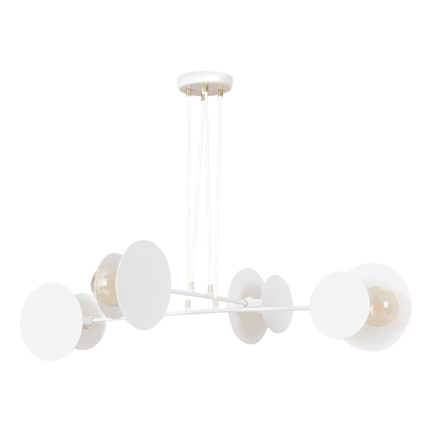 Chandelier on a string IDEA 4xE27/15W/230V white