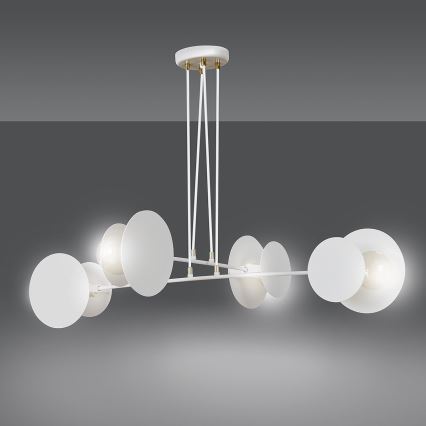 Chandelier on a string IDEA 4xE27/15W/230V white