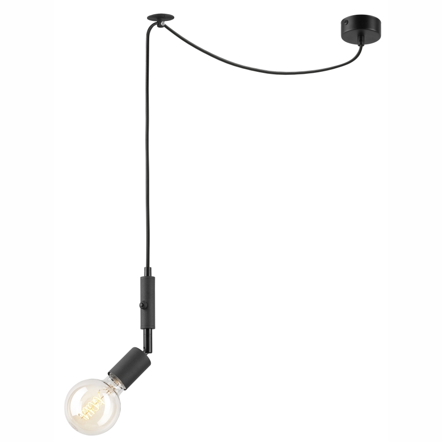 Chandelier on a string INA 1xE27/42W/230V black