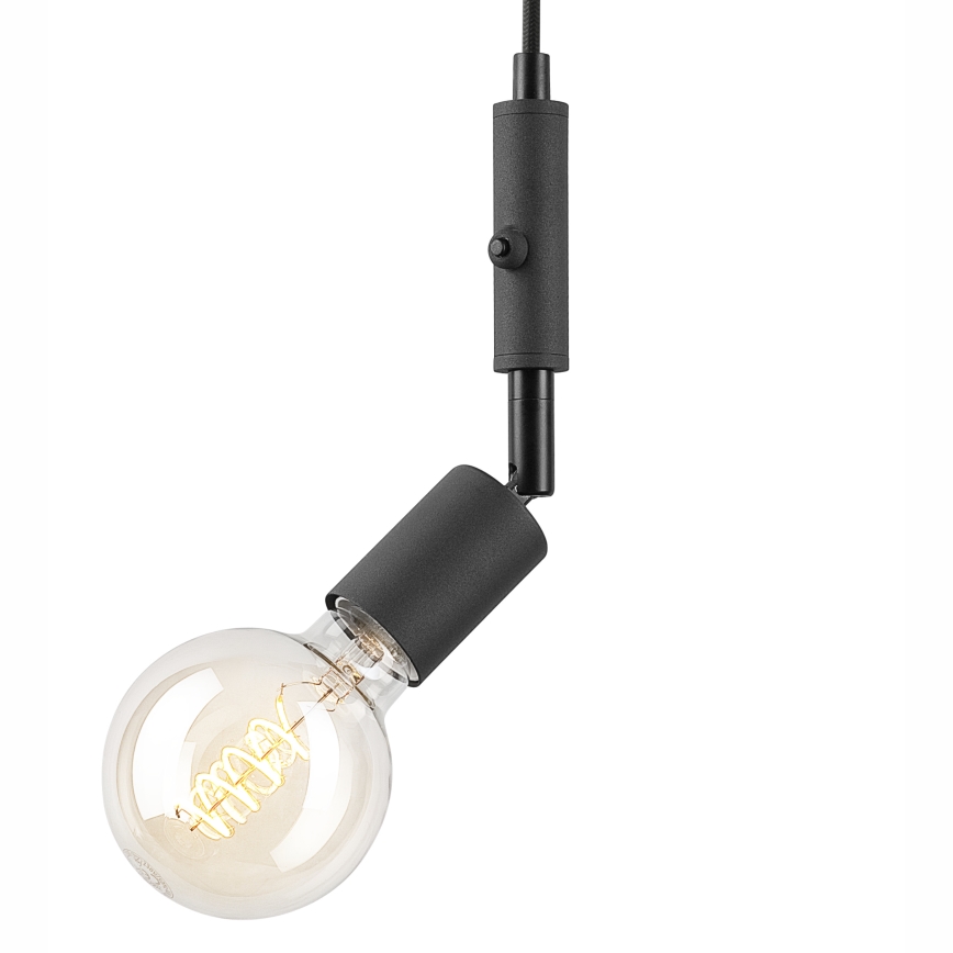 Chandelier on a string INA 1xE27/42W/230V black