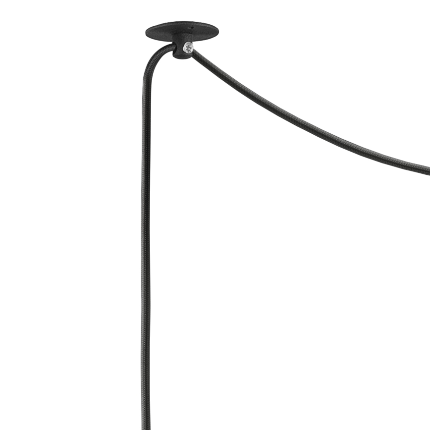 Chandelier on a string INA 1xE27/42W/230V black