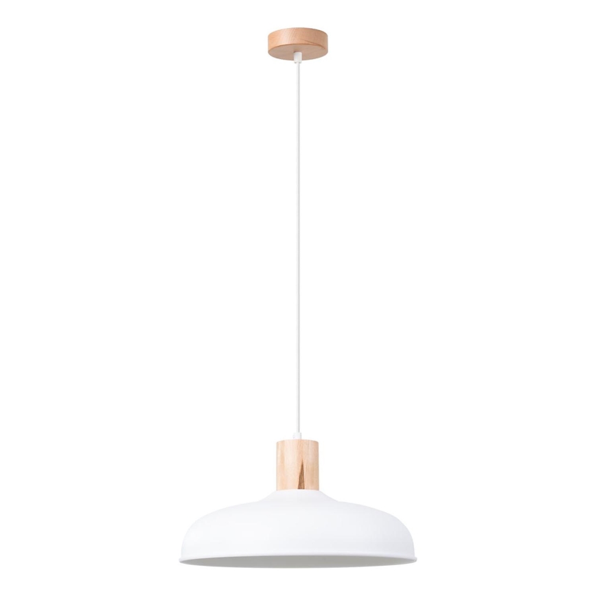 Chandelier on a string INDY 1xE27/15W/230V d. 38 cm white