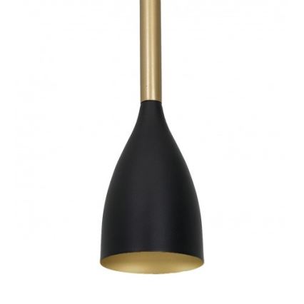 Chandelier on a string ISTAPPAR 3xE27/60W/230V black/golden