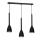 Chandelier on a string ISTAPPAR 3xE27/60W/230V black