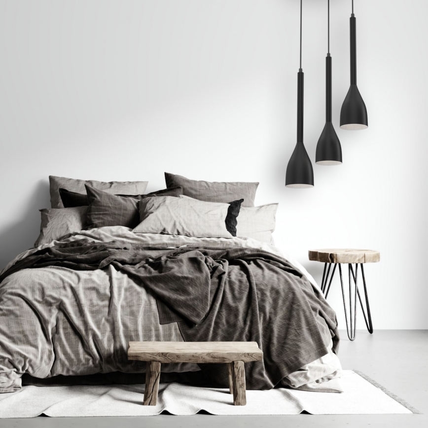Chandelier on a string ISTAPPAR 3xE27/60W/230V black