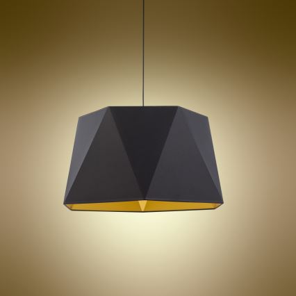 Chandelier on a string IVO 1xE27/25W/230V black/gold