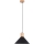 Chandelier on a string JAGA 1xE27/15W/230V d. 30 cm black