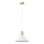 Chandelier on a string JAGA 1xE27/15W/230V d. 30 cm white