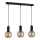 Chandelier on a string JANTAR BLACK 3xE27/60W/230V