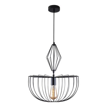 Chandelier on a string JASMINA 1xE27/20W/230V d. 40 cm black