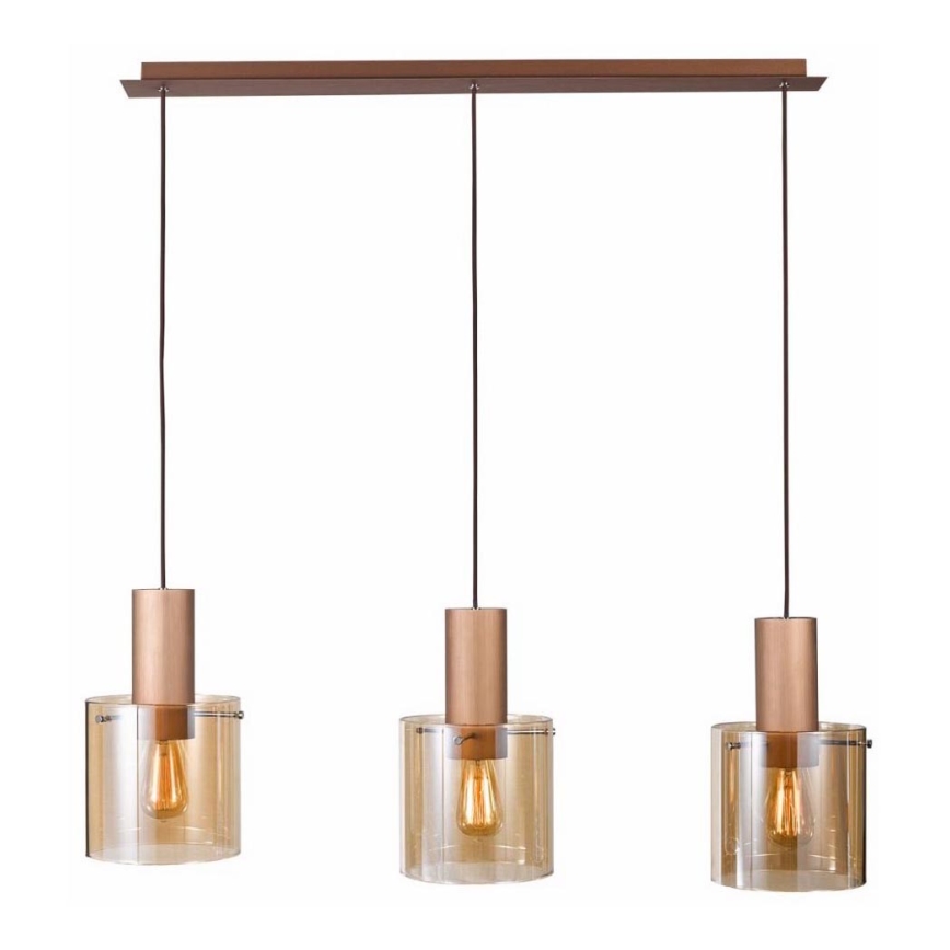 Chandelier on a string JAVIER 3xE27/60W/230V