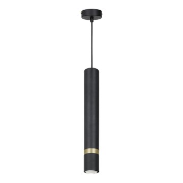 Chandelier on a string JOKER 1xGU10/25W/230V black/gold