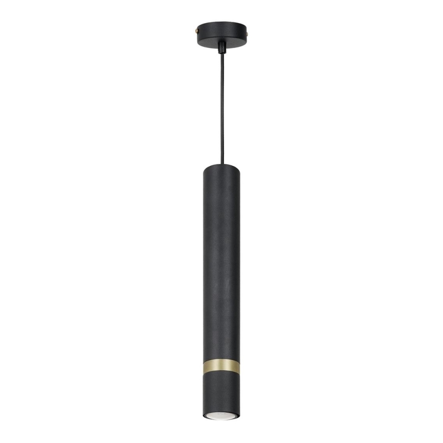 Chandelier on a string JOKER 1xGU10/25W/230V black/gold